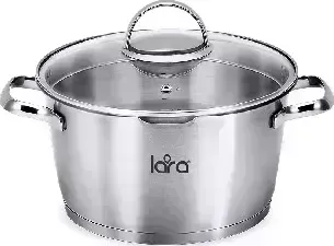 Кастрюля LARA LR02-510 1.6л, крышка-дуршлаг