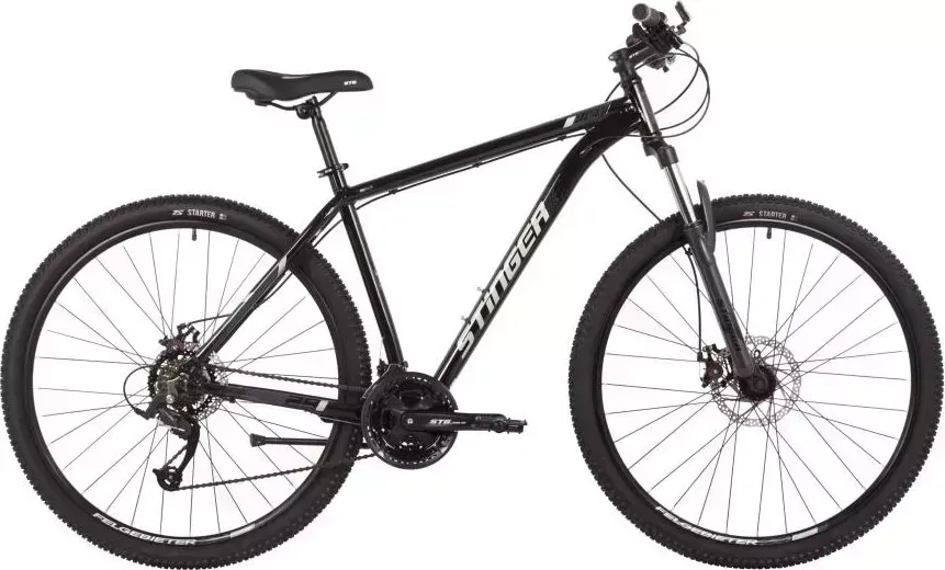 Велосипед STINGER 29AHD.ELEMSTD.18BK22 черный 154586