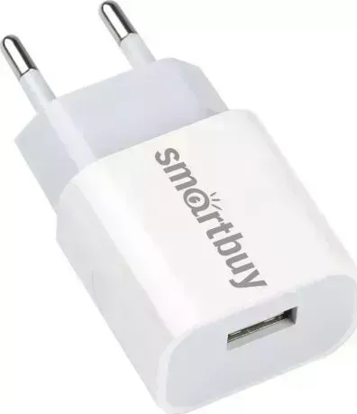 Зарядное устройство SMARTBUY (SBP-1025) Сетевое ЗУ FLASH, 2.4 А, черное, 1 USB (SBP-1025)/62