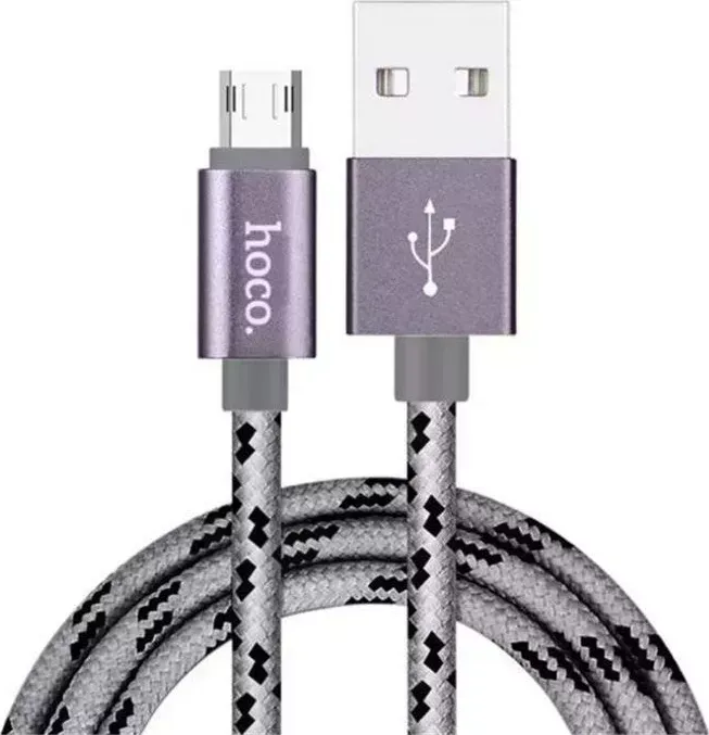 Кабель HOCO (6957531032205) X2 USB (m)-microUSB (m) 1.0м - матовый X2 -micro -