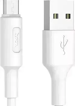 Кабель HOCO (6957531080138) X25 USB (m)-microUSB (m) 1.0м - белый -micro -