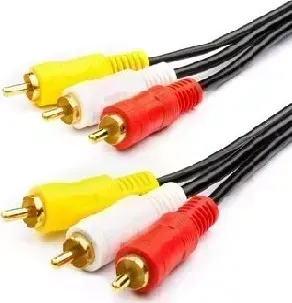 Кабель GEPLINK (AT1004) 3RCA-3RCA 3.0 m (5) TV/AV m
