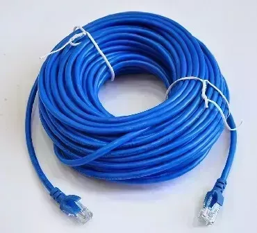 Кабель Патч-корд ATCOM (AT9172) литой UTP, RJ45, Cat.5e - 25м, синий