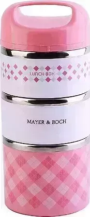 Термос MAYER&BOCH 31120 белый/ розовый