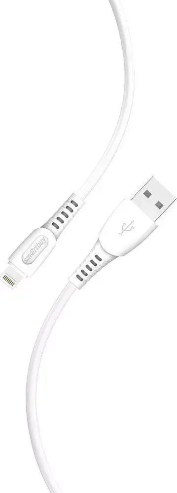 Кабель SMARTBUY (iK-512-S40w) S40 Lightning белый, 2.4 А, 1 м,