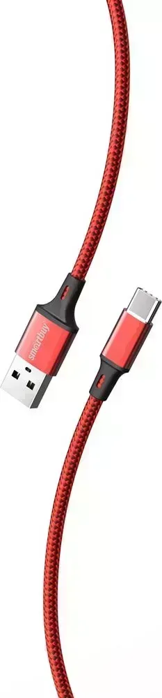 Кабель SMARTBUY (iK-3112-S14rb) S14 Type C красный/черн., 3 А, 1 м C 3 1 м