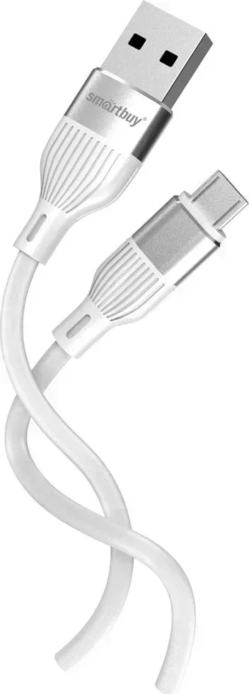 Кабель SMARTBUY (iK-12-S72w) S72 MicroUSB белый, 2.4 А, сил., 1м