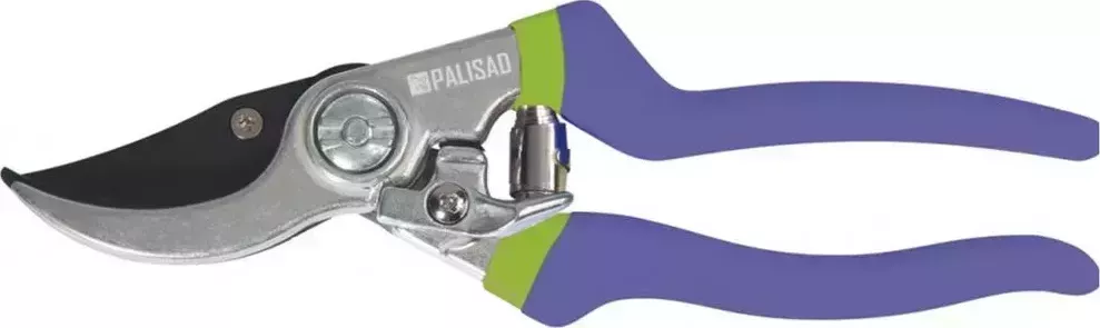Секатор PALISAD прямого реза, 200 мм, металлические обрезиненные рукоятки 60557
