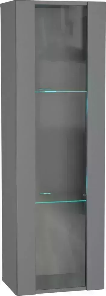 Шкаф верхний НК мебель POINT ТИП-21 навесной Серый Графит 71775200
