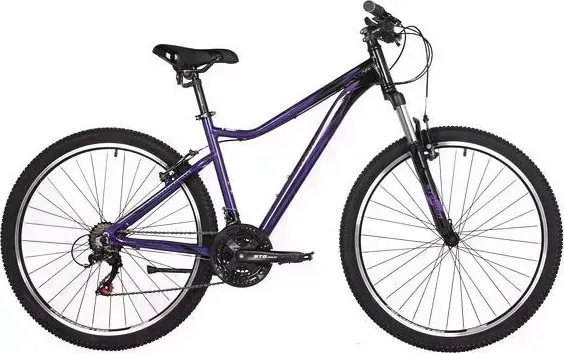 Велосипед STINGER 26AHV.LAGUSTD.17VT2 фиолетовый 154357