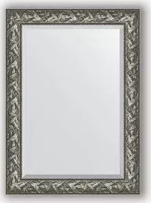 Зеркало Evoform с фацетом в багетной раме Exclusive 79x109 см, византия серебро 99 мм (BY 3468)