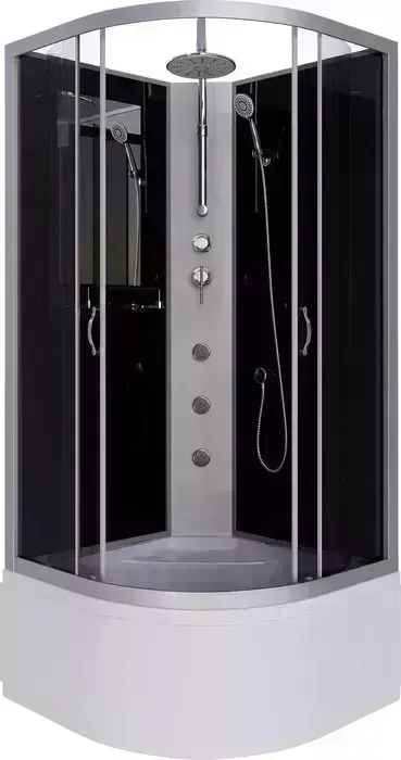 Душевая кабина Niagara NG-2508-14BKTG 90х90х210-240