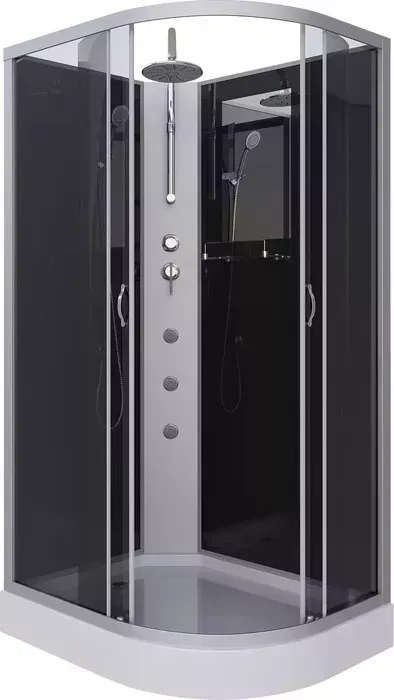 Душевая кабина Niagara NG-3512-14LBKTG 120х80х210-240 левая