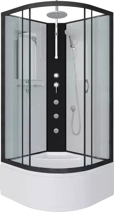 Душевая кабина Niagara NG-6708-14BKTG 90х90х210-240