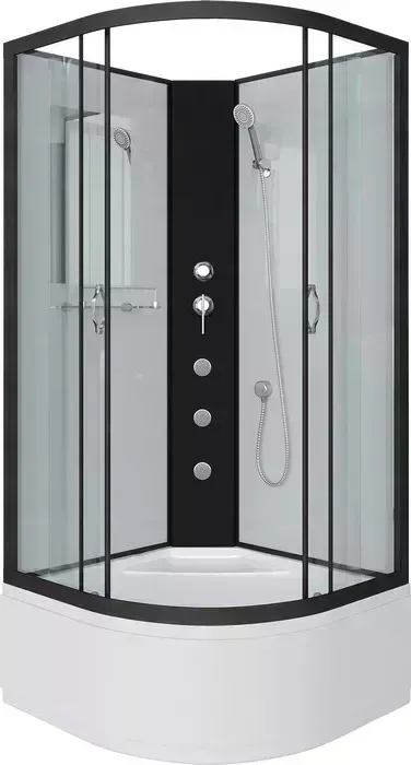 Душевая кабина Niagara NG-6707-14BKG 80х80х215