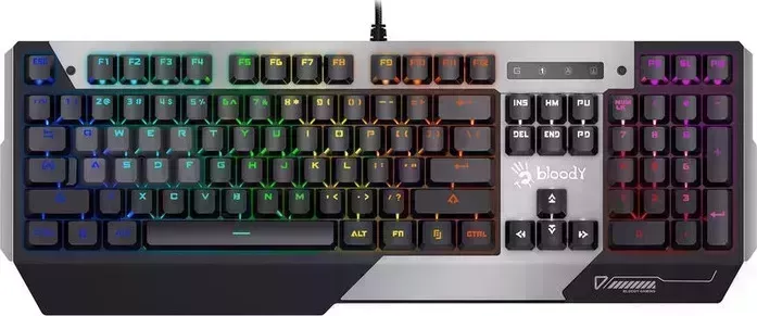 Клавиатура A4Tech Bloody B865N механическая серый/черный USB for gamer (B865N)