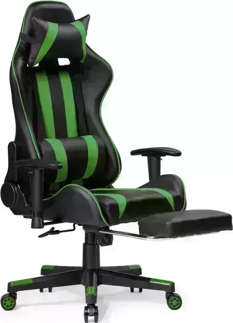 Кресло офисное Woodville Corvet black / green