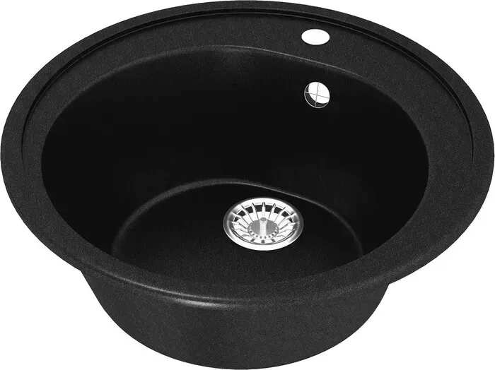 Мойка кухонная Mixline ML-GM11 50 ультра-черная 344 (4660105233237)