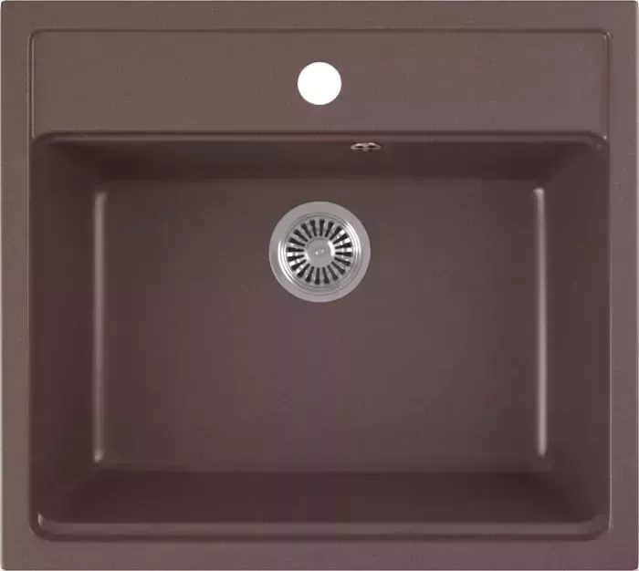 Мойка кухонная GREENSTONE GRS-06-345 шоколад