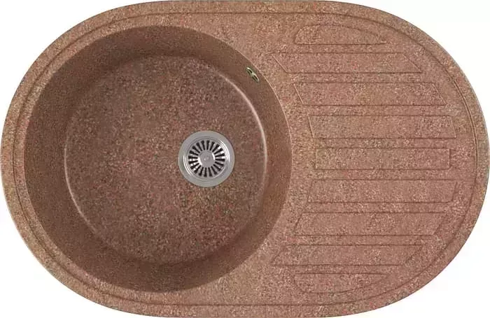 Мойка кухонная GREENSTONE GRS-18L-307 терракот