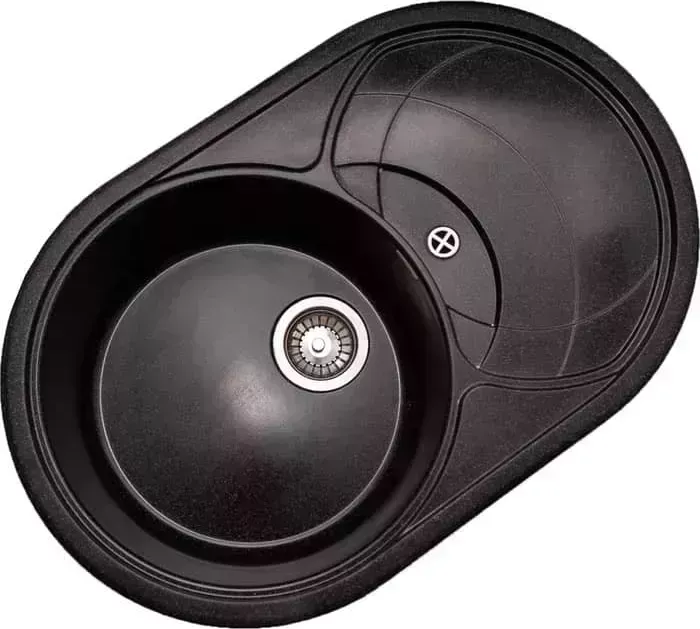 Мойка кухонная GranAlliance GA-31 черный 308 (GA-31-308)