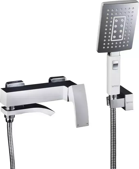 Смеситель для ванны Gappo G3207-8 хром белый (6959477695292)
