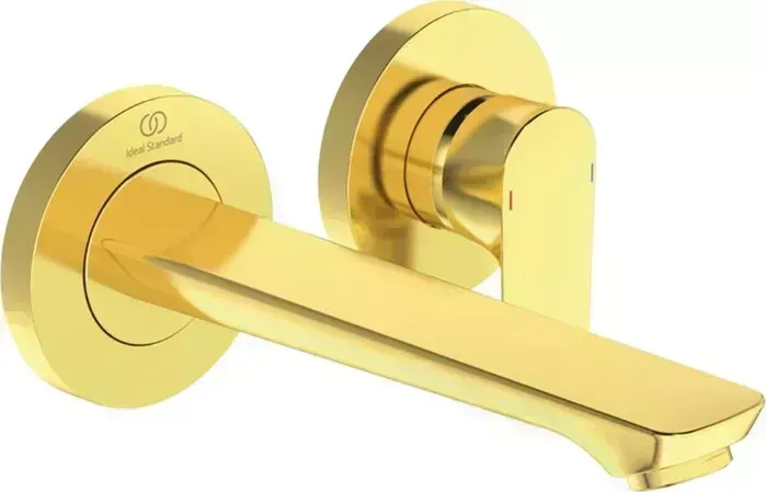 Смеситель для раковины Ideal Standard Connect Air механизма A5948NU, шлифованное золото (A7029A2)