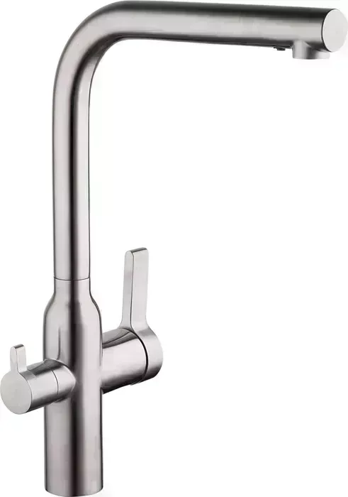 Смеситель для кухни Gappo G4399-4 с подключением фильтра, сатин (6959477697036)