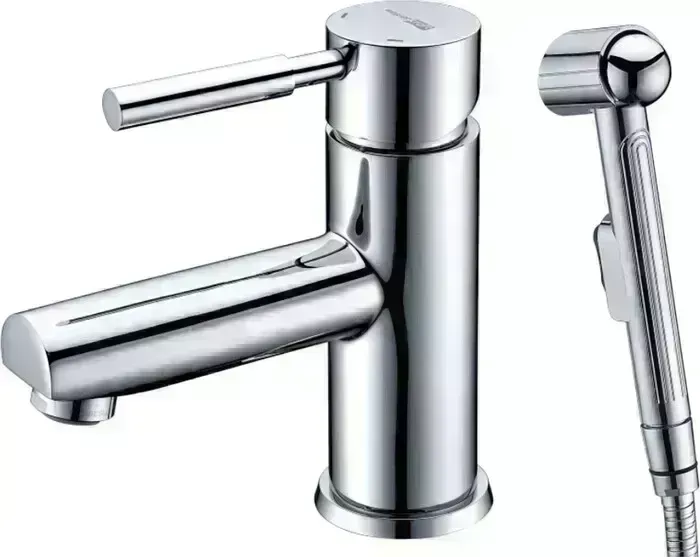 Смеситель для раковины Wasserkraft Main с гигиенической лейкой, хром (4108)