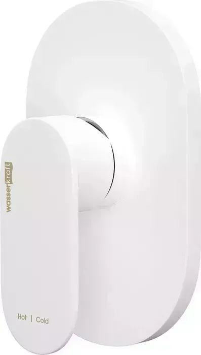 Смеситель для душа Wasserkraft Mindel белый soft-touch (8551)