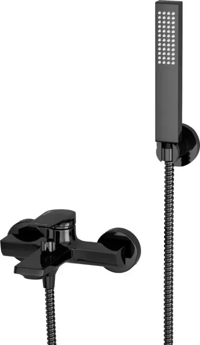 Смеситель для ванны Wasserkraft Glan черный глянец (6601)