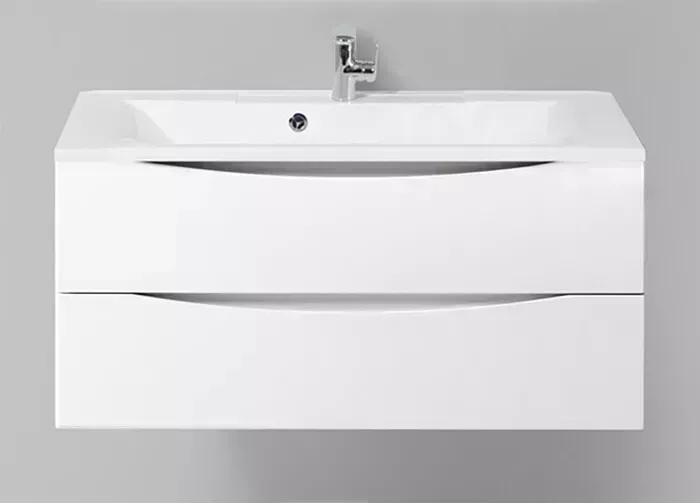 Тумба под раковину BELBANGO Marino-Cer 100 Bianco Opaco (MARINO-CER-1000-2C-SO-BO-P)