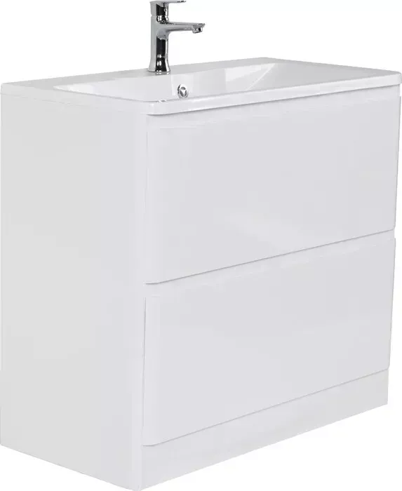 Тумба под раковину BELBANGO Albano 60 напольная, Bianco Lucido (Albano-600-2C-PIA-BL)