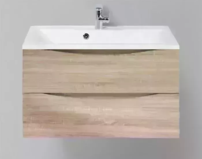 Тумба под раковину BELBANGO Marino 80 Rovere Bianco (MARINO-800-2C-SO-WO-P)