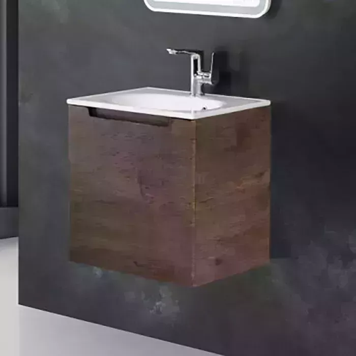 Тумба под раковину BELBANGO Etna 60 Rovere Moro (ETNA-600-1C-SO-RW-P)