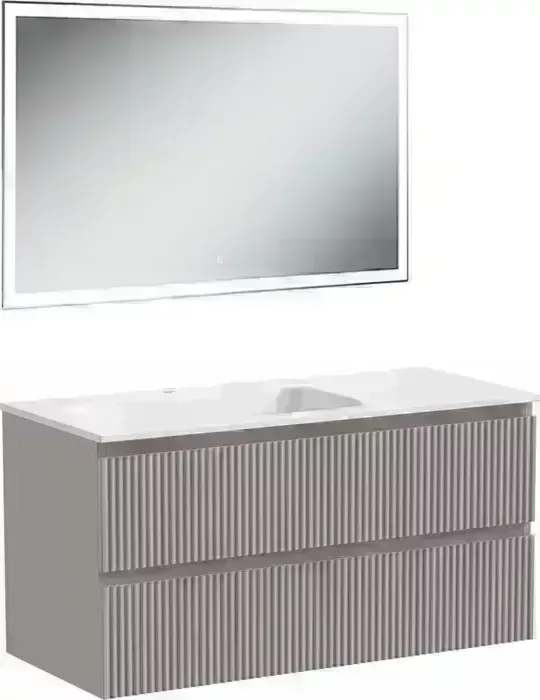 Мебель для ванной Sancos Snob R 100х45 левая, Doha Soft