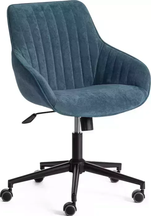 Кресло офисное TetChair DUBLIN велюр Clermon, малахит, 089