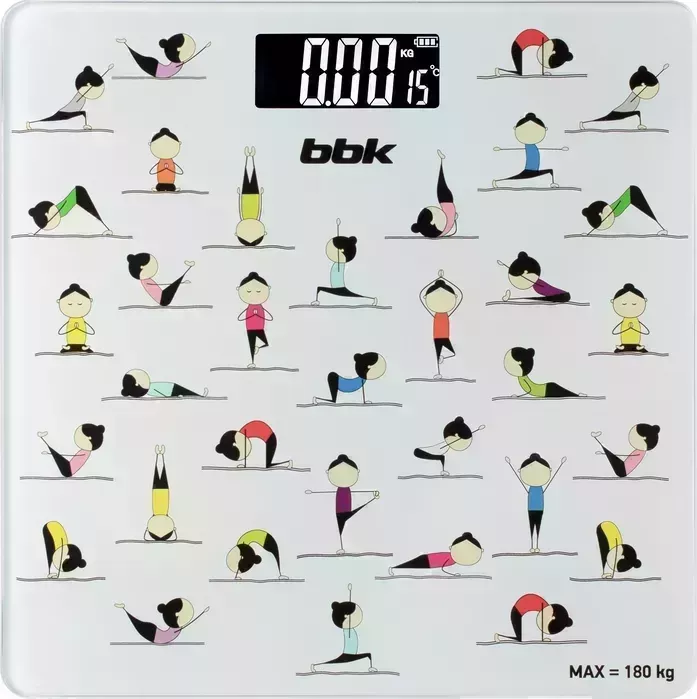 Весы напольные BBK BCS3003G белый