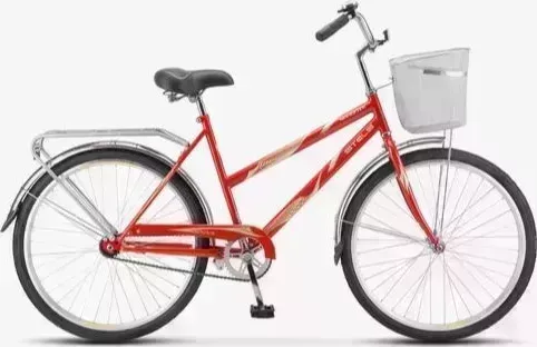 Велосипед STELS Navigator-205 C 26" Z010 LU101264 LU094940 19" Красный 2023 + корзина