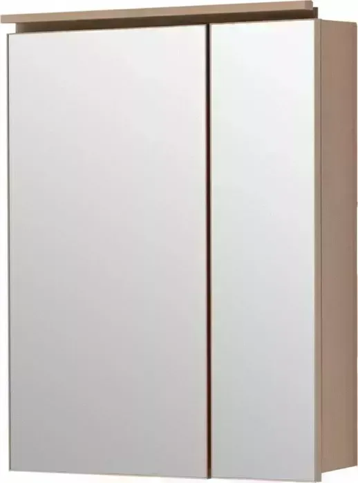 Зеркальный шкаф De Aqua Алюминиум 70х76,5 с подсветкой, медь (261765)