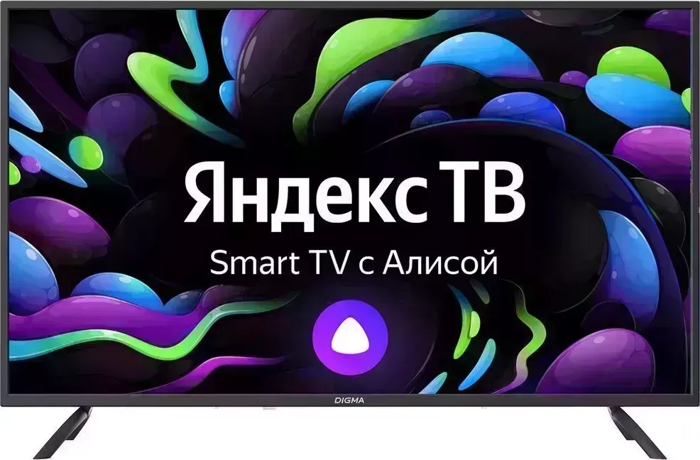 Телевизор DIGMA DM-LED43UBB31 4KUHD Smart ОС Яндекс.ТВ UHD SMART Яндекс