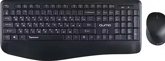 Клавиатура и мышь QUMO (30704) Space (Black) Клавиатра+
