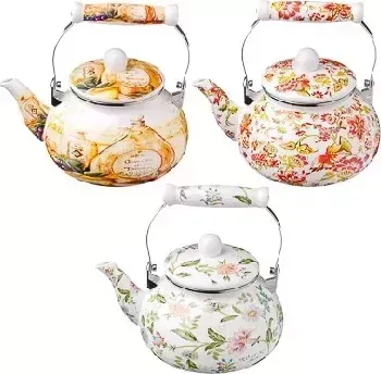 Чайник эмалированный VETTA 2,5л, 3 дизайна, индукция 894-407