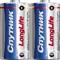 Батарейки СПУТНИК R20/2S LONG LIFE (24)