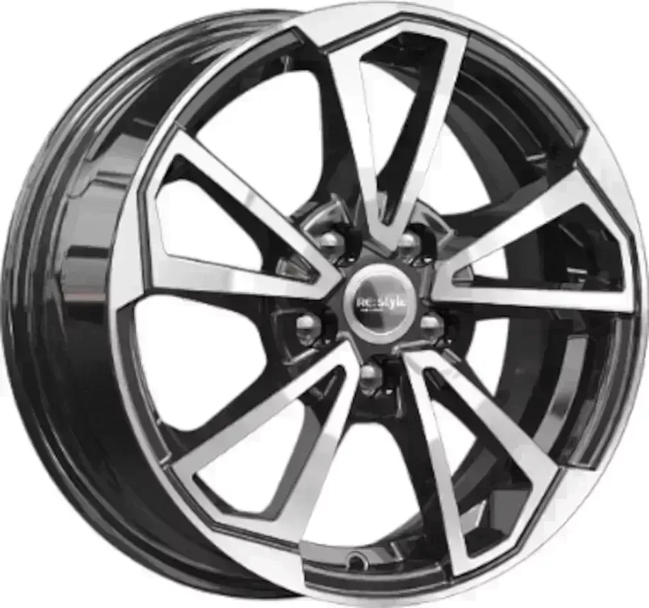Диск автомобильный КиК КС10056,0\R15 5*100 ET40d57,1алмаз чёрный[] Диски 6,0//R15