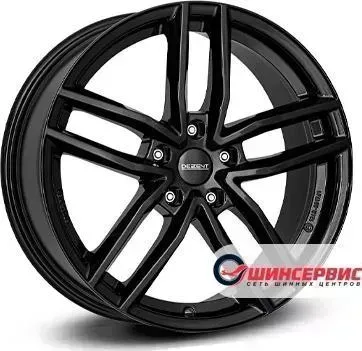 Диск автомобильный Dezent TR black TR R16 / 6.5J PCD 5x114.3 ET 42.50 ЦО 67.10