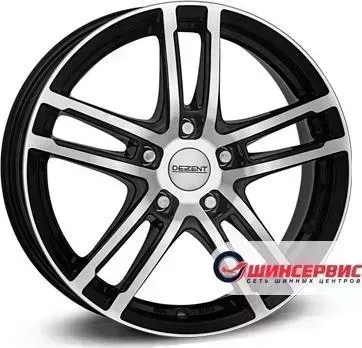 Диск автомобильный Dezent TZ dark TZ R18 / 7.5J PCD 5x108 ET 50.50 ЦО 63.40