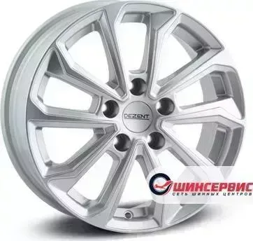 Диск автомобильный Dezent KS silver KS R17 / 7.0J PCD 5x114.3 ET 40.00 ЦО 71.60