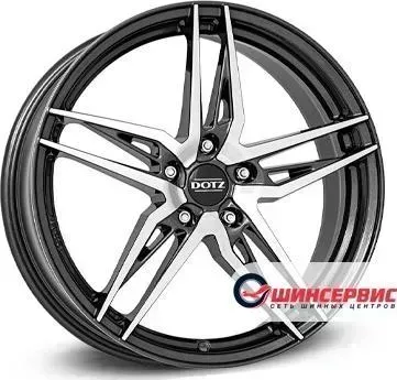 Диск автомобильный Dotz Interlagos dark R18 / 7.5J PCD 5x112 ET 49.00 ЦО 66.60