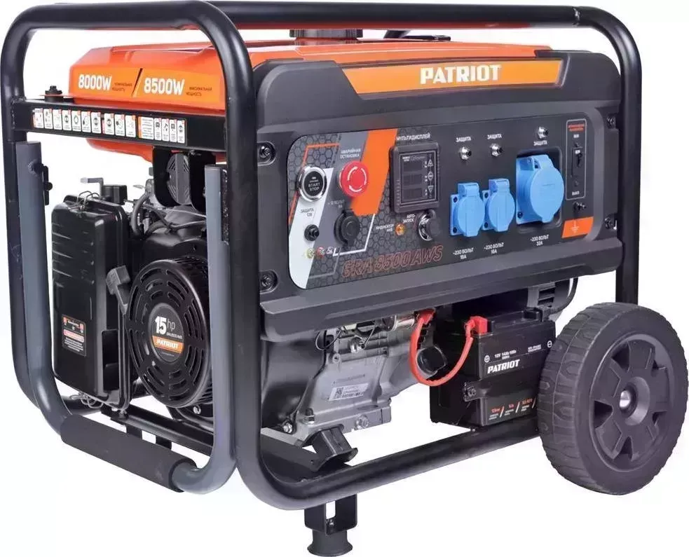 Генератор PATRIOT 472102185 бензи GRA 8500AWS новый